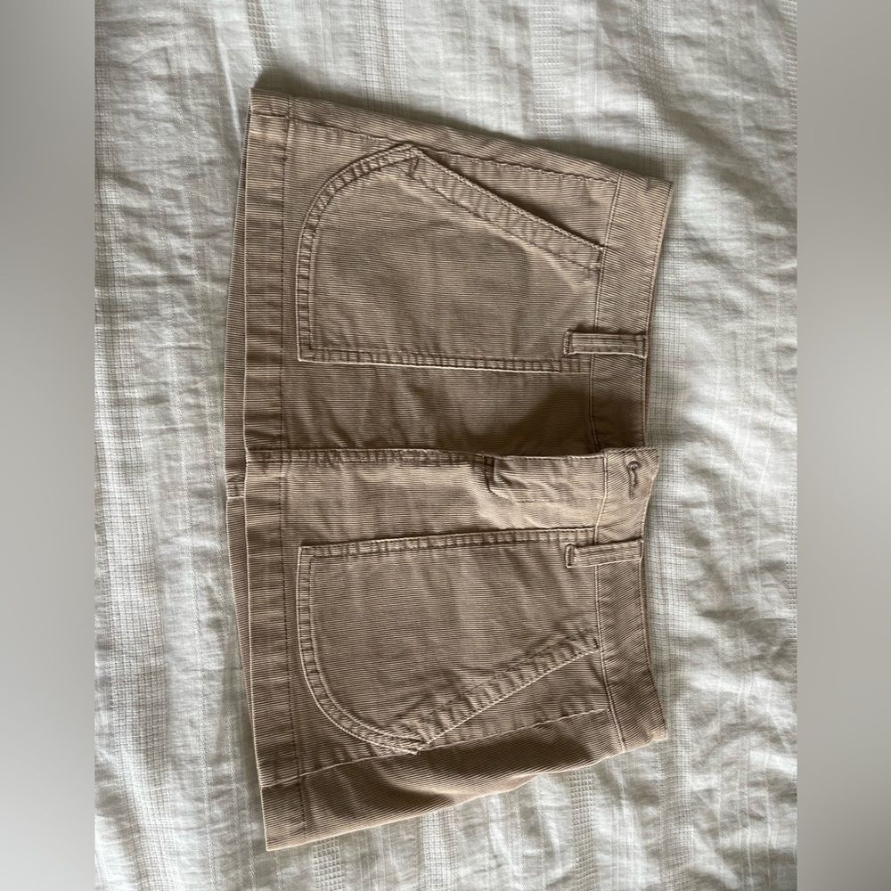 Corduroy mini skirt